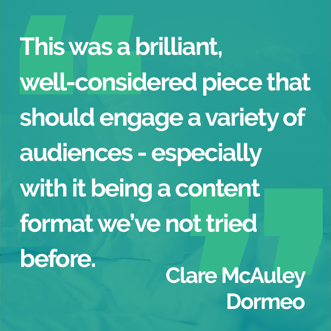 Dormeo - Content - Quote