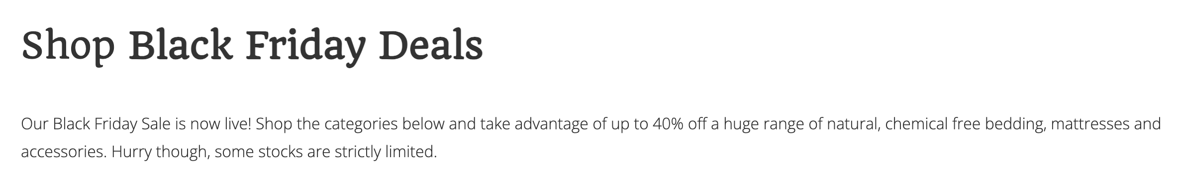 Woolroom Case Study - Black Friday - Shop Black Friday - 04.09.2023