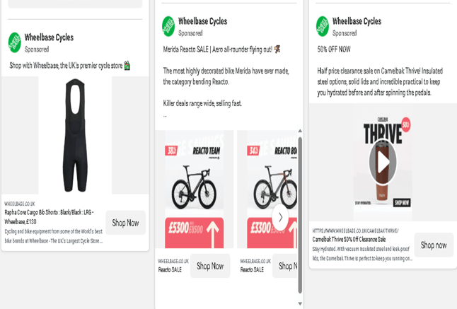 Bike Retail - Facebook