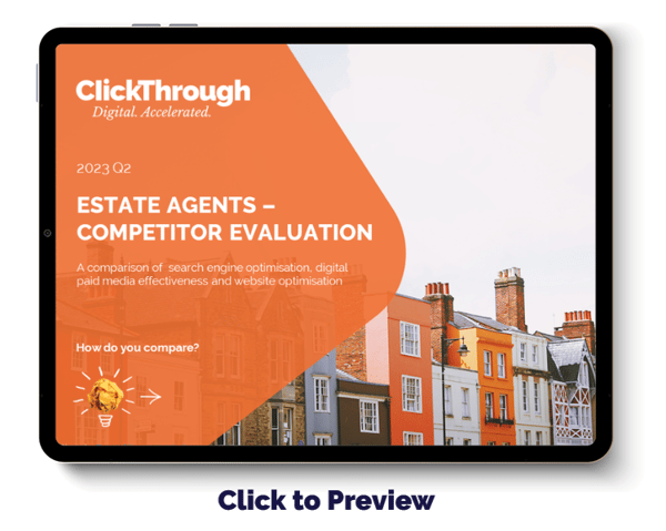 Digital Benchmark Report - Estate Agents - Q2 2023 - Cover