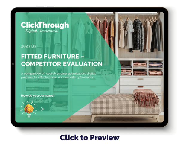 Digital Benchmark Report - Fitted Furniture - Q3 2023 - Cover