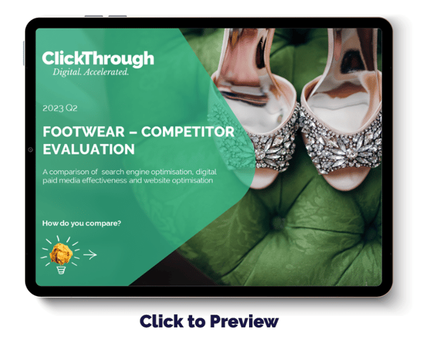 Digital Benchmark Report - Footwear - Q2 2023 - Cover
