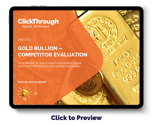 Digital Benchmark Report - Gold Bullion - Q3 2023 - Cover