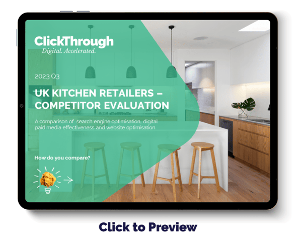 Digital Benchmark Report - Kitchen Retailers - Q3 2023 - Cover-1