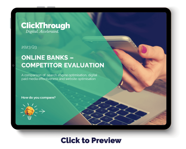 Digital Benchmark Report - Online Banking - Q3 2023 - Cover