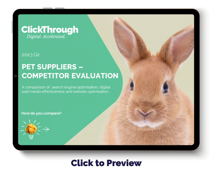 Digital Benchmark Report - Pet Supplies - Q2 2023 - Cover