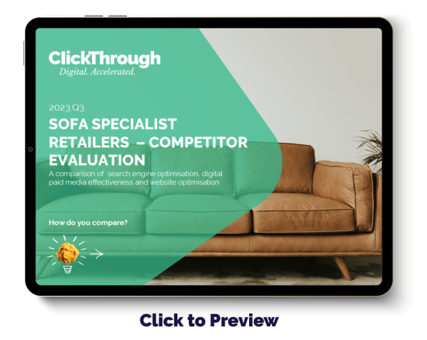 Digital Benchmark Report - Sofa Specialists - Q3 2023 - Cover