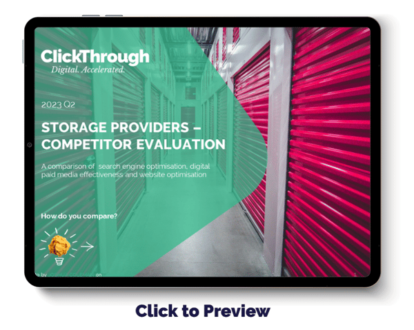Digital Benchmark Report - Storage - Q2 2023
