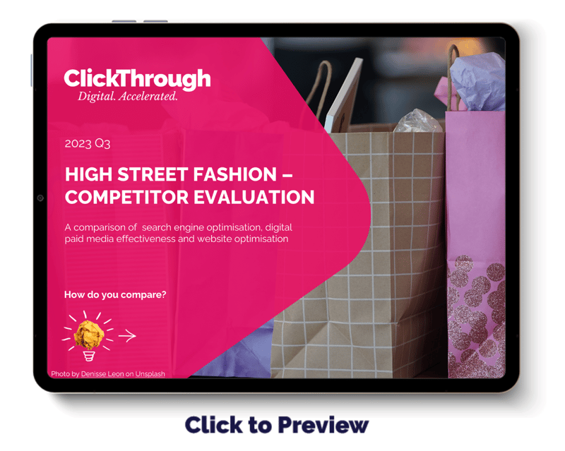 High Street Fashion - COVER