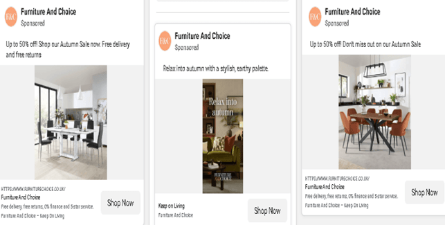 Home Furniture Retail - Facebook