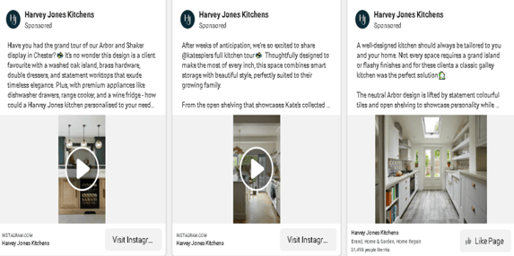 Kitchen Retailer - Facebook