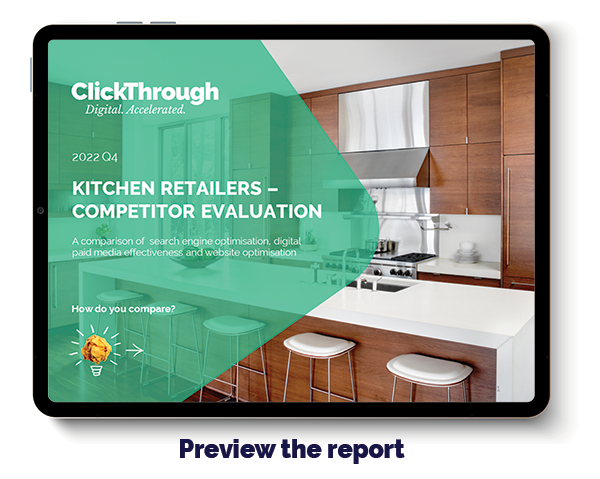 Kitchen Retailers - Digital Benchmarkting Report Q4 2022 - Cover