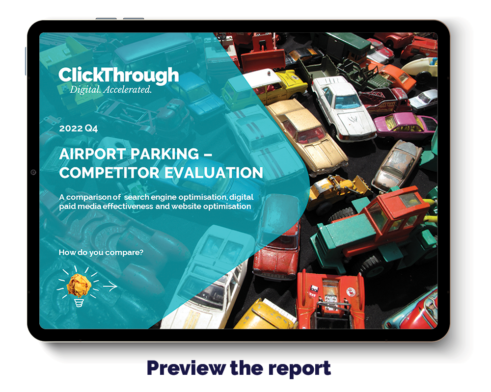 Sector Reports Ipad cover - Airport Parking Q4