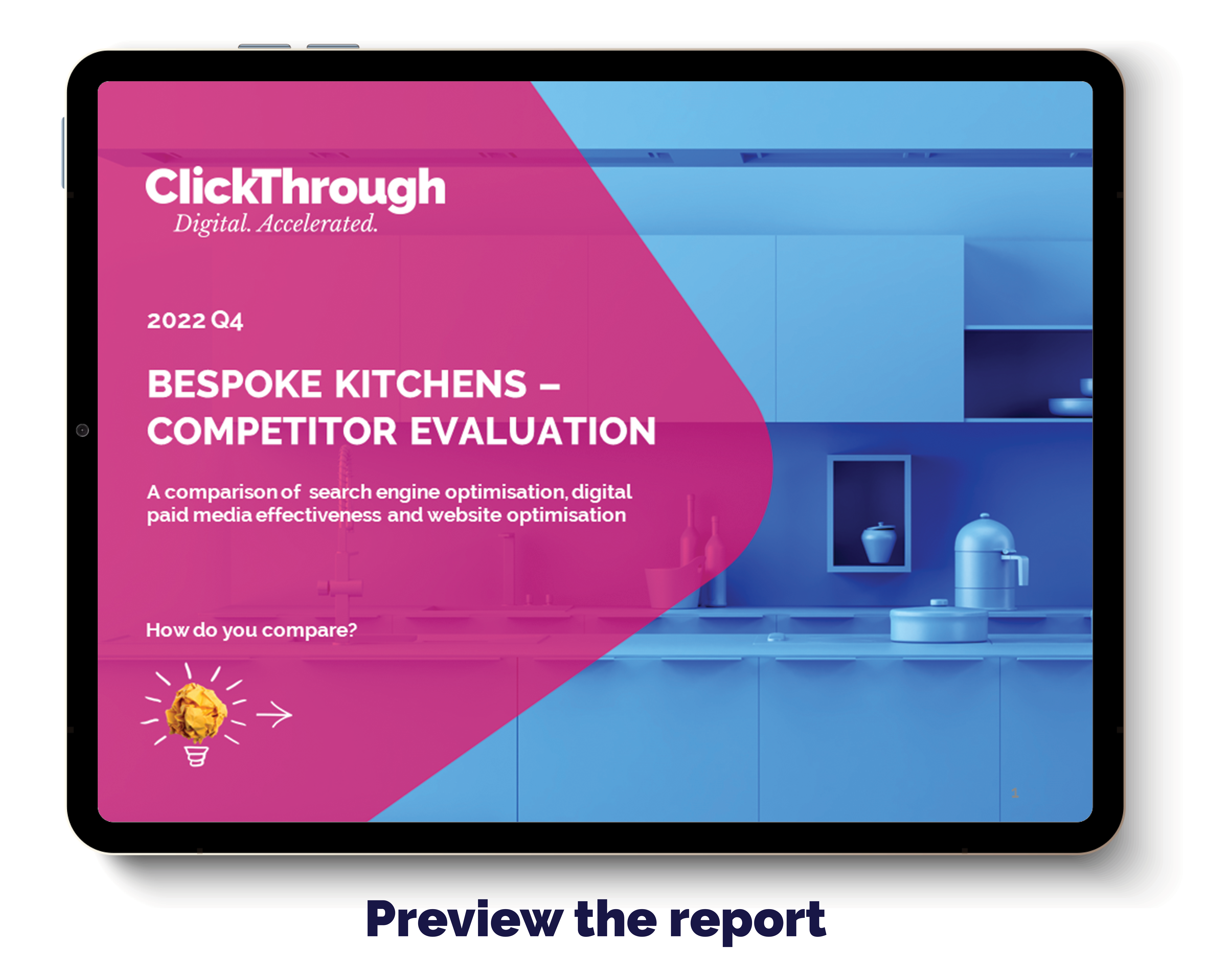 Sector Reports Ipad cover - Bespoke Kitchens