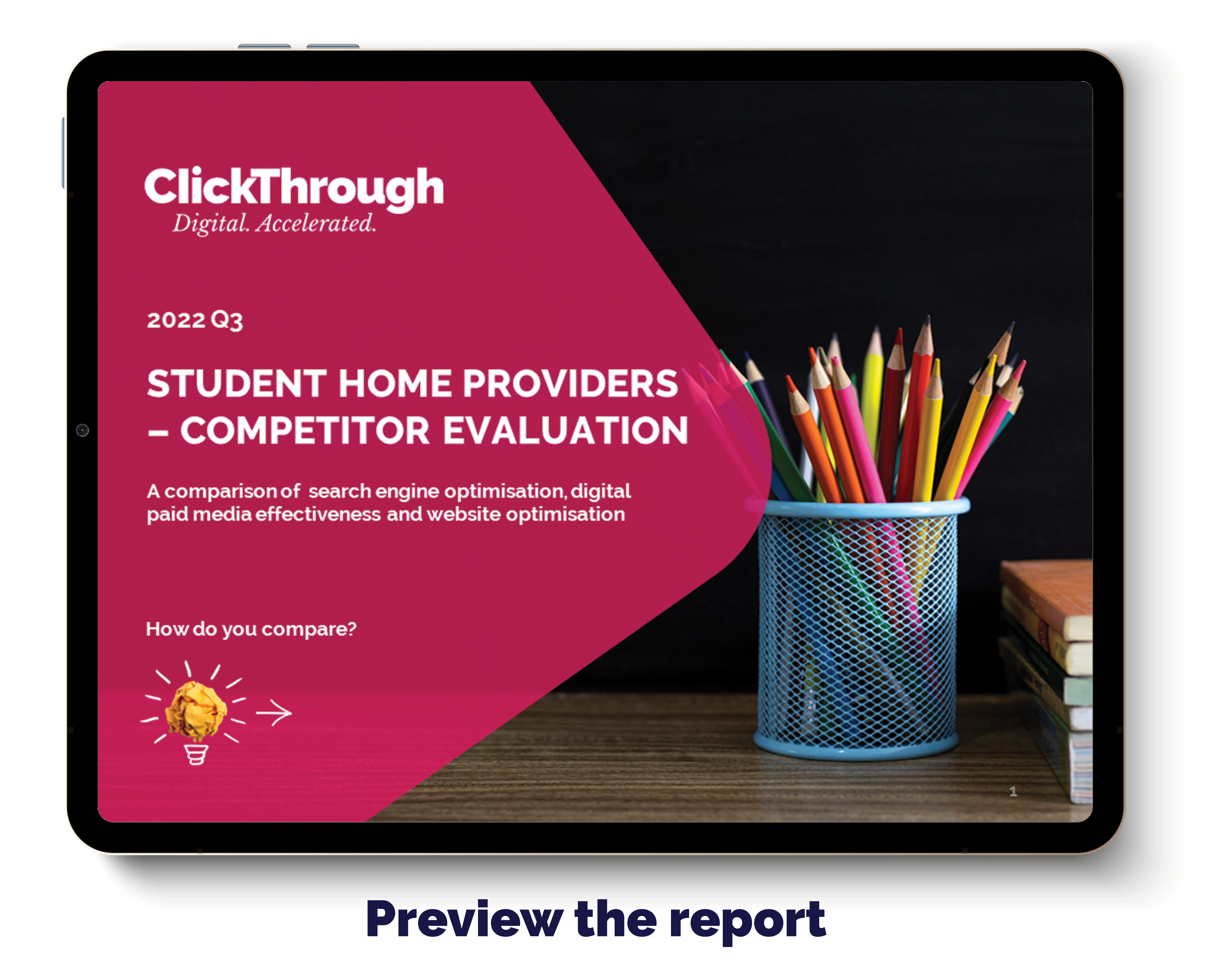Sector Reports Ipad cover - Student Home Providers