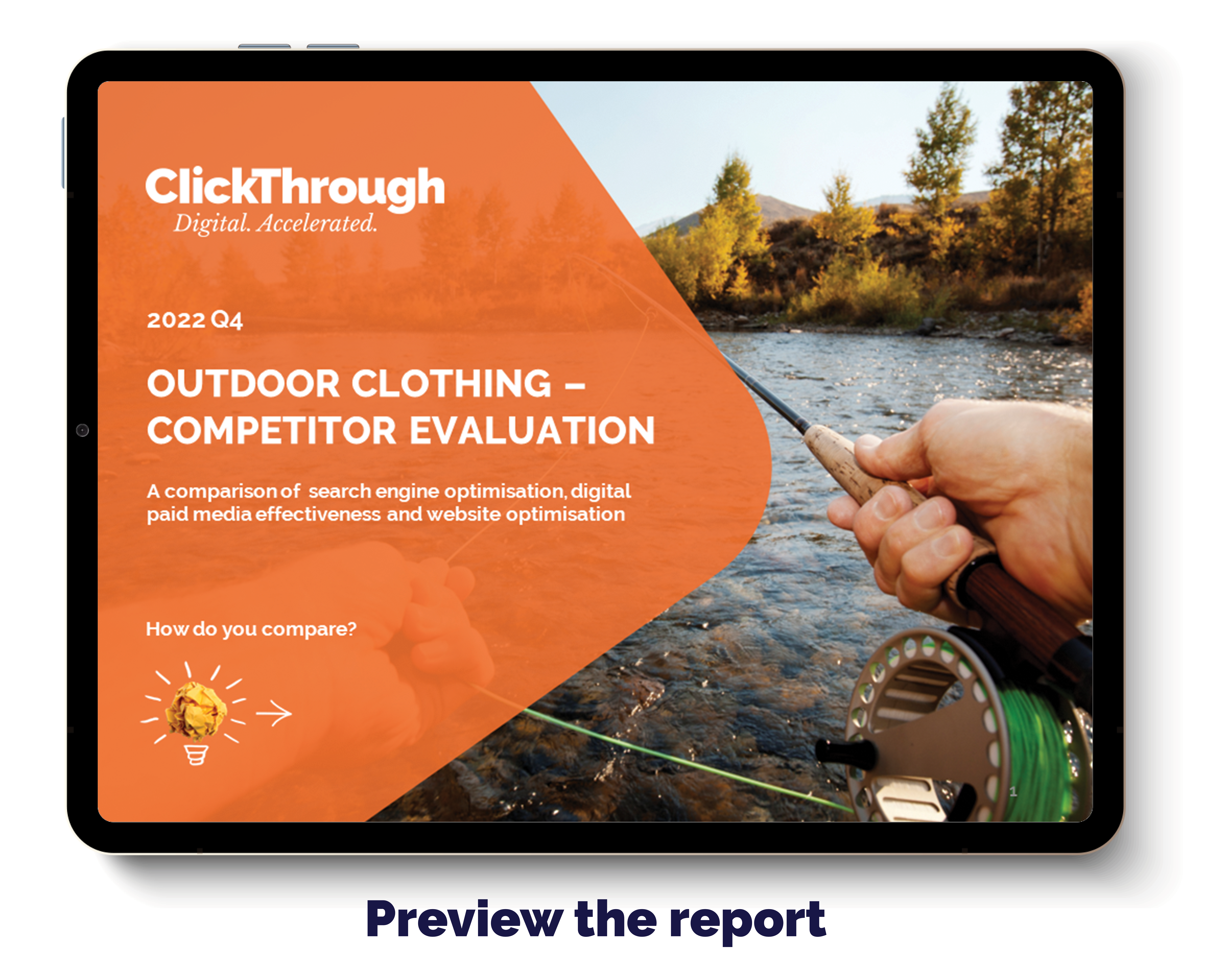 Sector Reports Ipad cover - outdoor clothing Q4