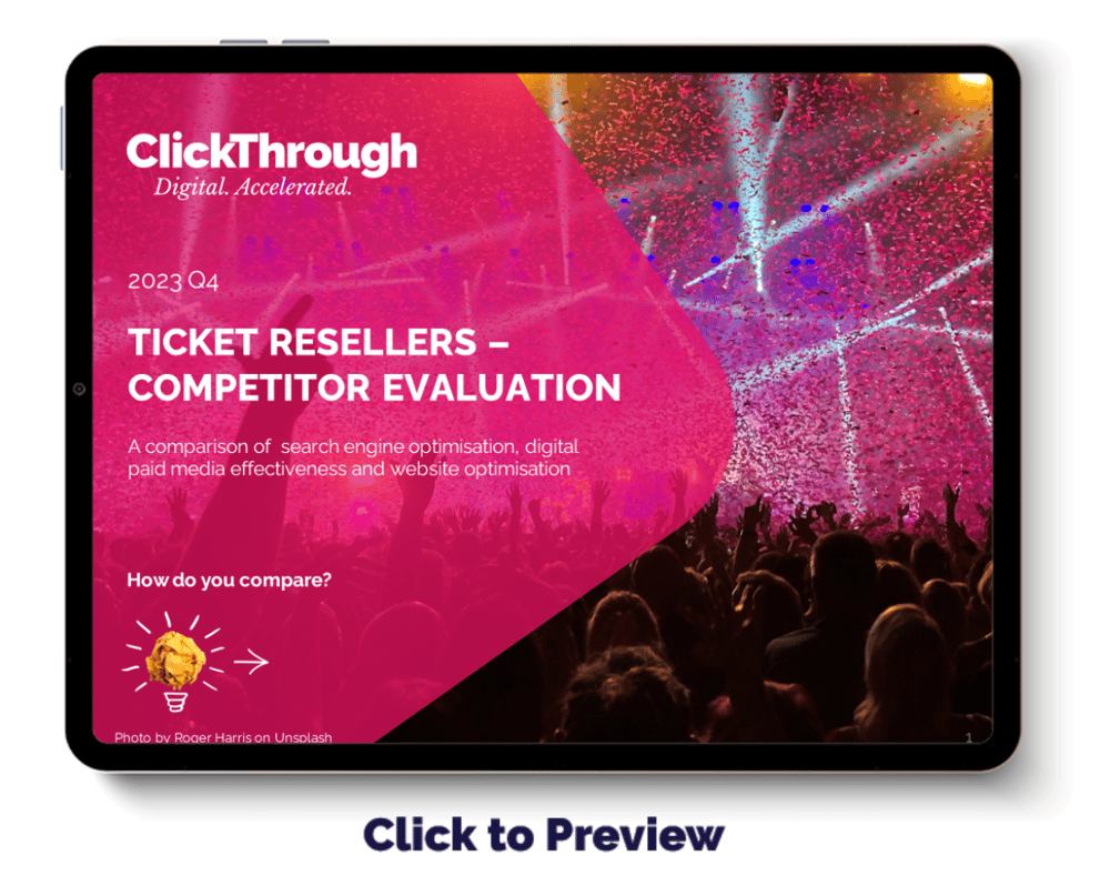 Ticket Resellers - COVER