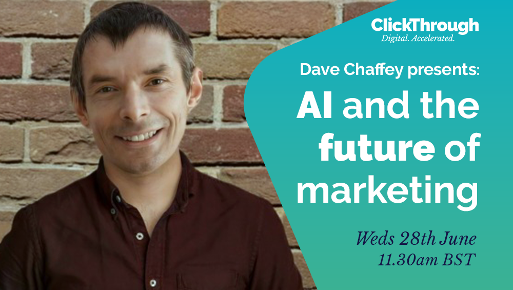 AI in Marketing - Dave - pre-webinar