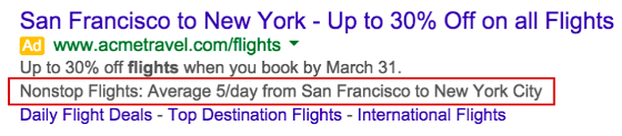 An example of a dynamic structured snippet.