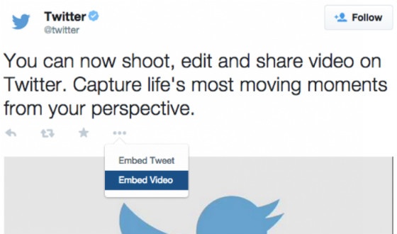 How to embed videos on Twitter.