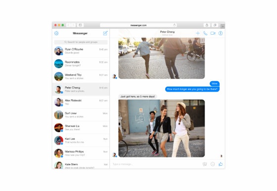 Facebook's desktop Messenger.
