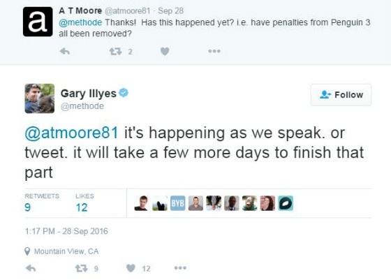 Gary Illyes Tweet
