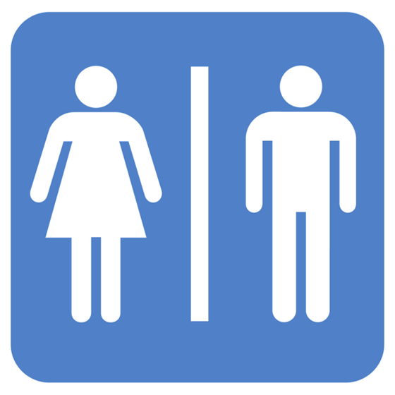 Bathroom gender sign.