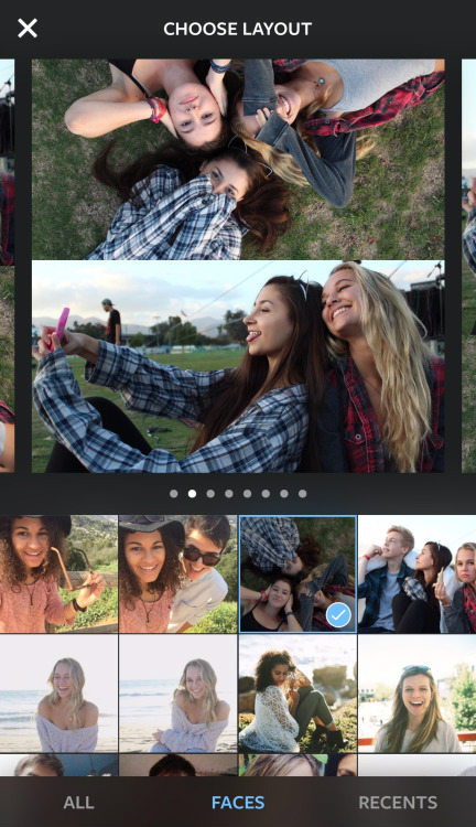 Layout by Instagram.