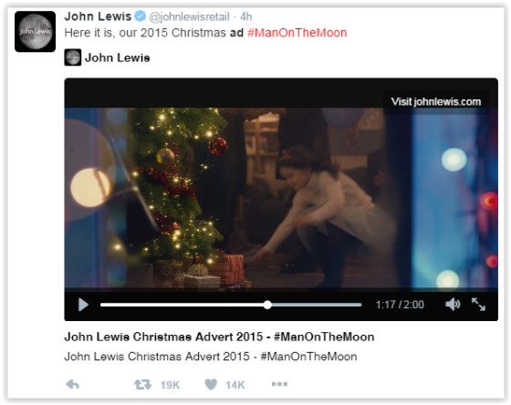 John Lewis Ad Twitter