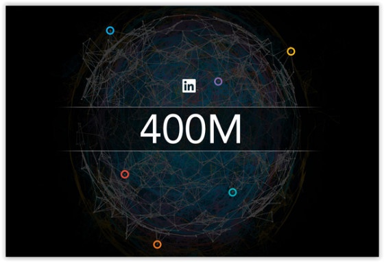 LinkedIn 400 Million graphic