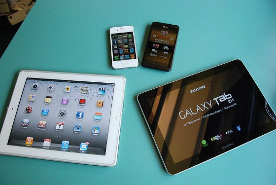 A selection of mobile devices.