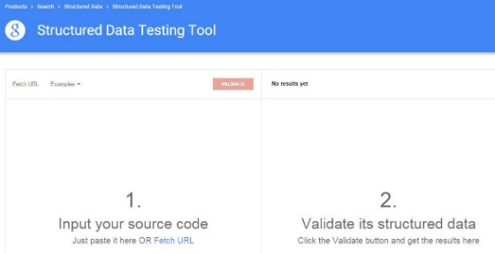 Structured data testing tool