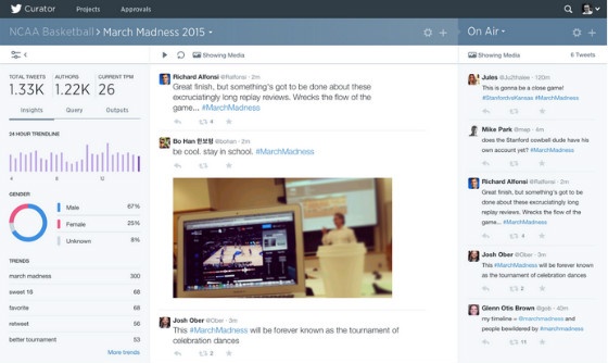 Twitter Curator screenshot.