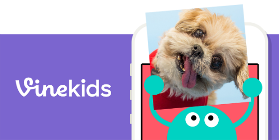 Vine Kids logo.