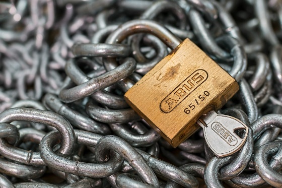 Padlock and links