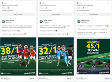 Paddy Power Facebook Ad