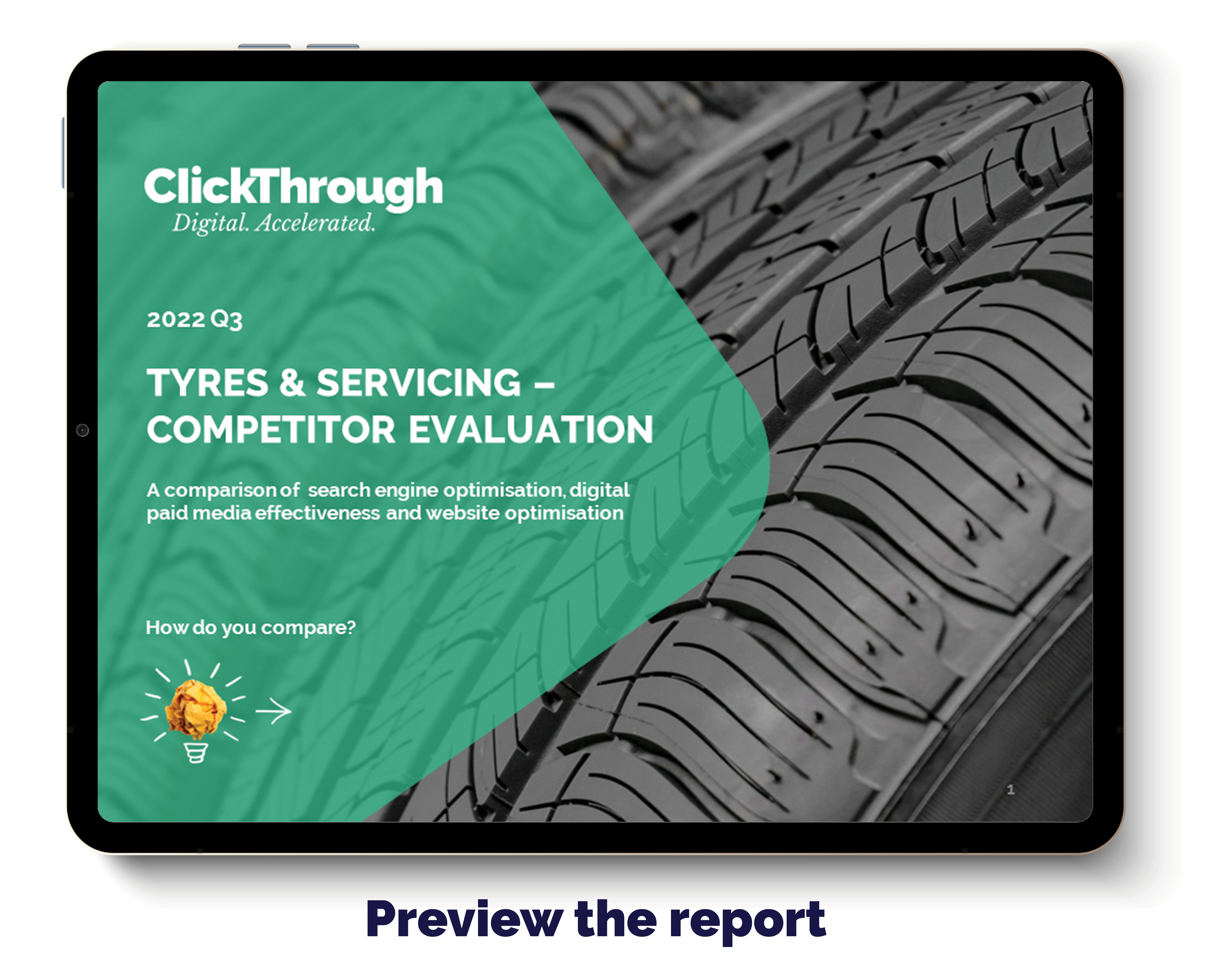 Sector Reports Ipad cover - Tyres & Servicing