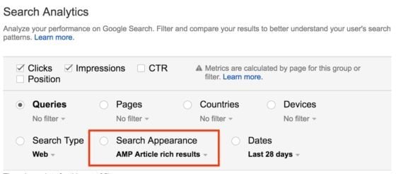 Google Search Analytics Makes AMP Reporting More Granular