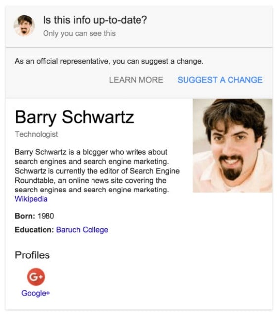 SEO News Roundup: Google Allows Edits To Knowledge Graph Cards