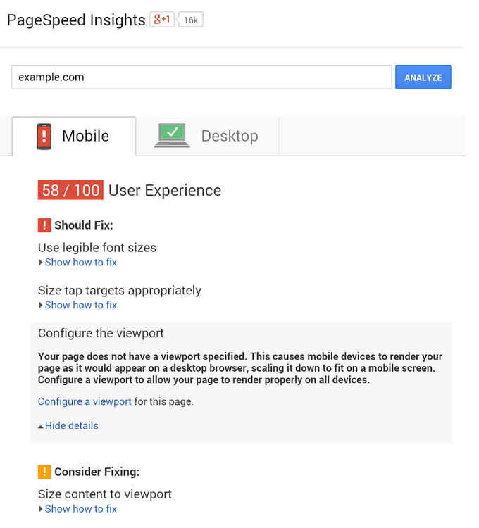 Google adds mobile friendly website tips to its PageSpeed Insights